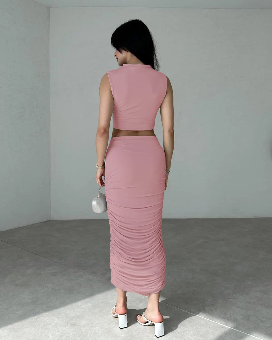 Draped set 2 piece