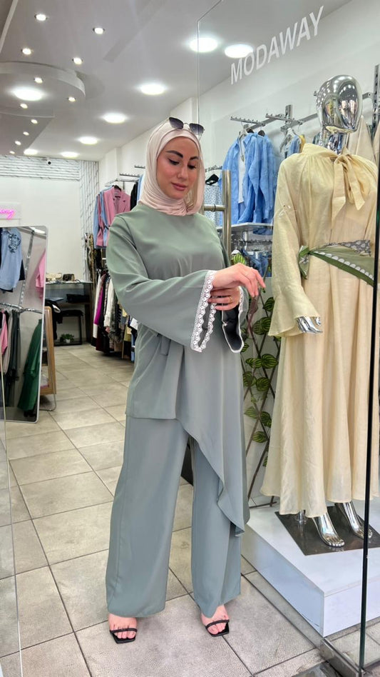 Lace Pastel Mint Set