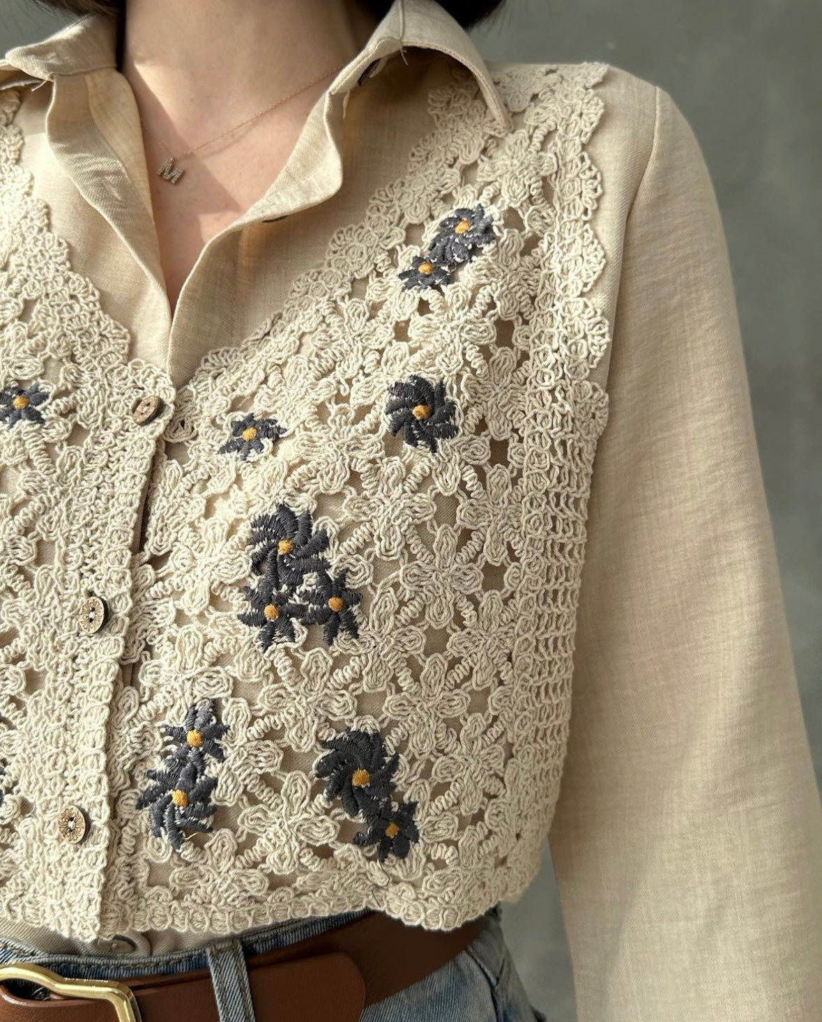 Crochet chemise