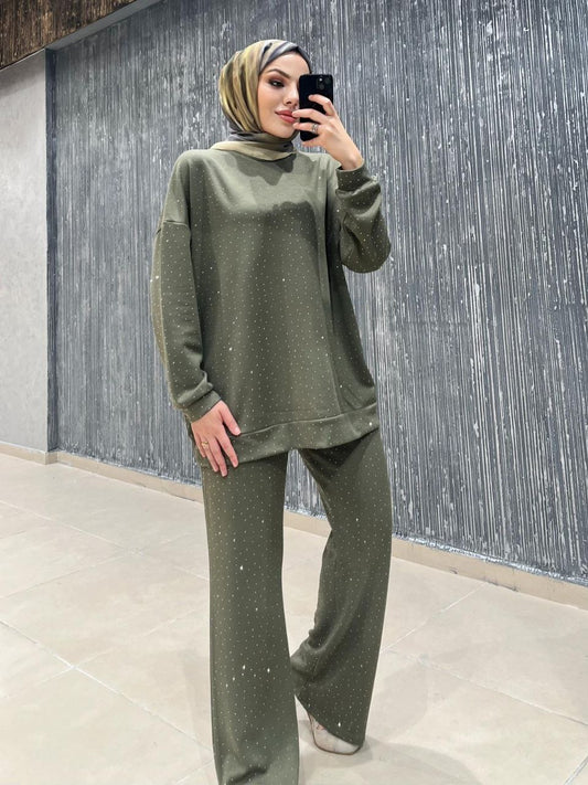 Kaki Elegance Set
