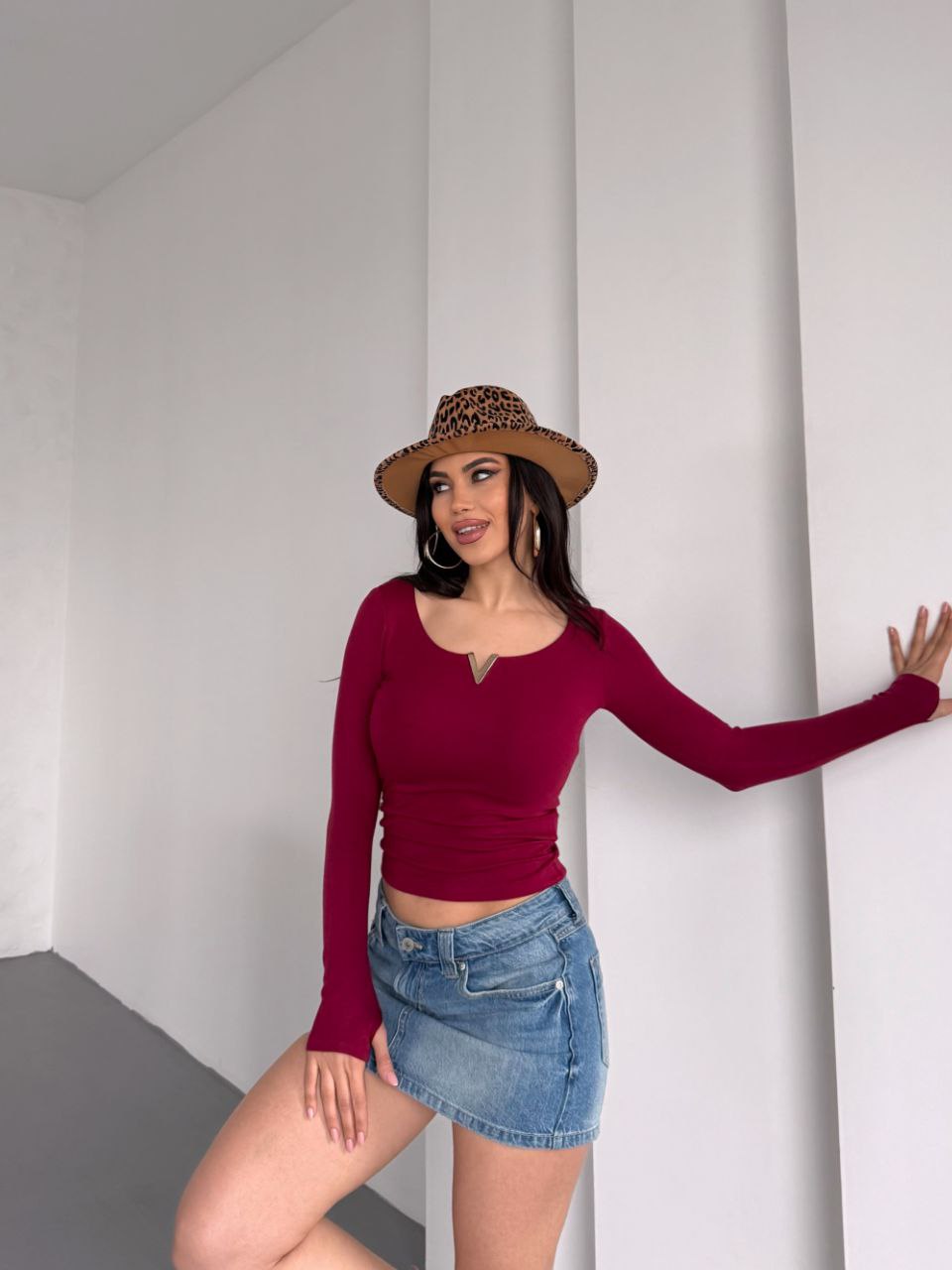 Burgundy Top