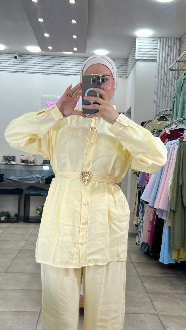 Pastel Yellow Classy Set