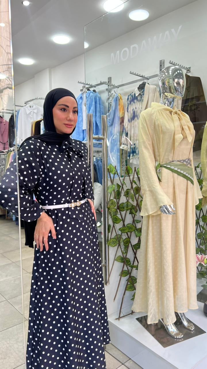 Classy Polka Dots Dress