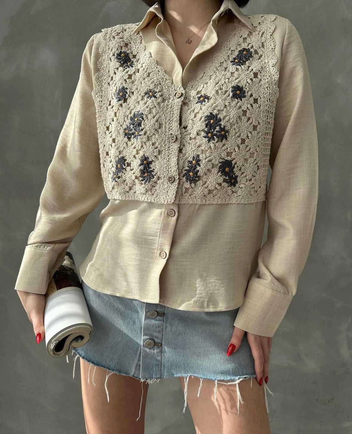 Crochet chemise