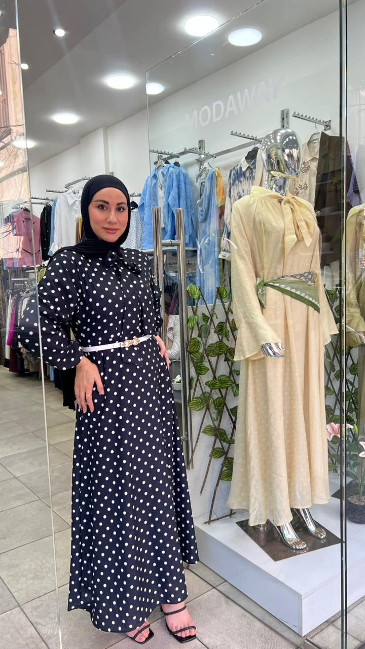 Classy Polka Dots Dress