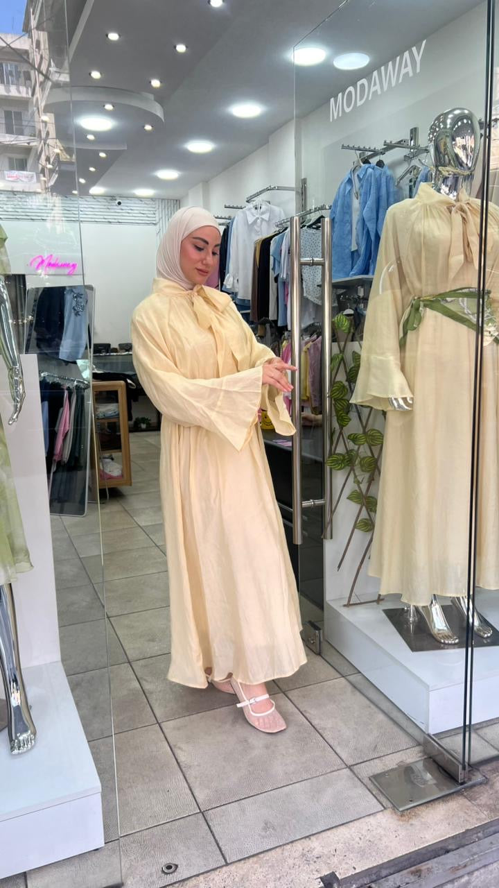 Pastel Yellow Dress