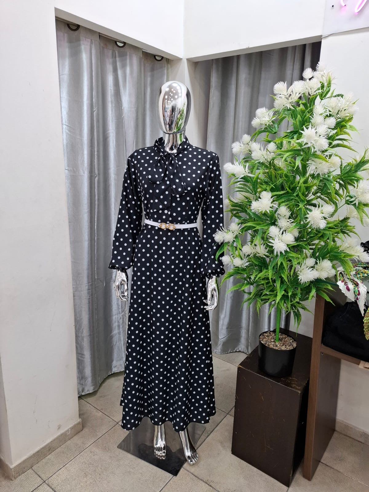 Classy Polka Dots Dress
