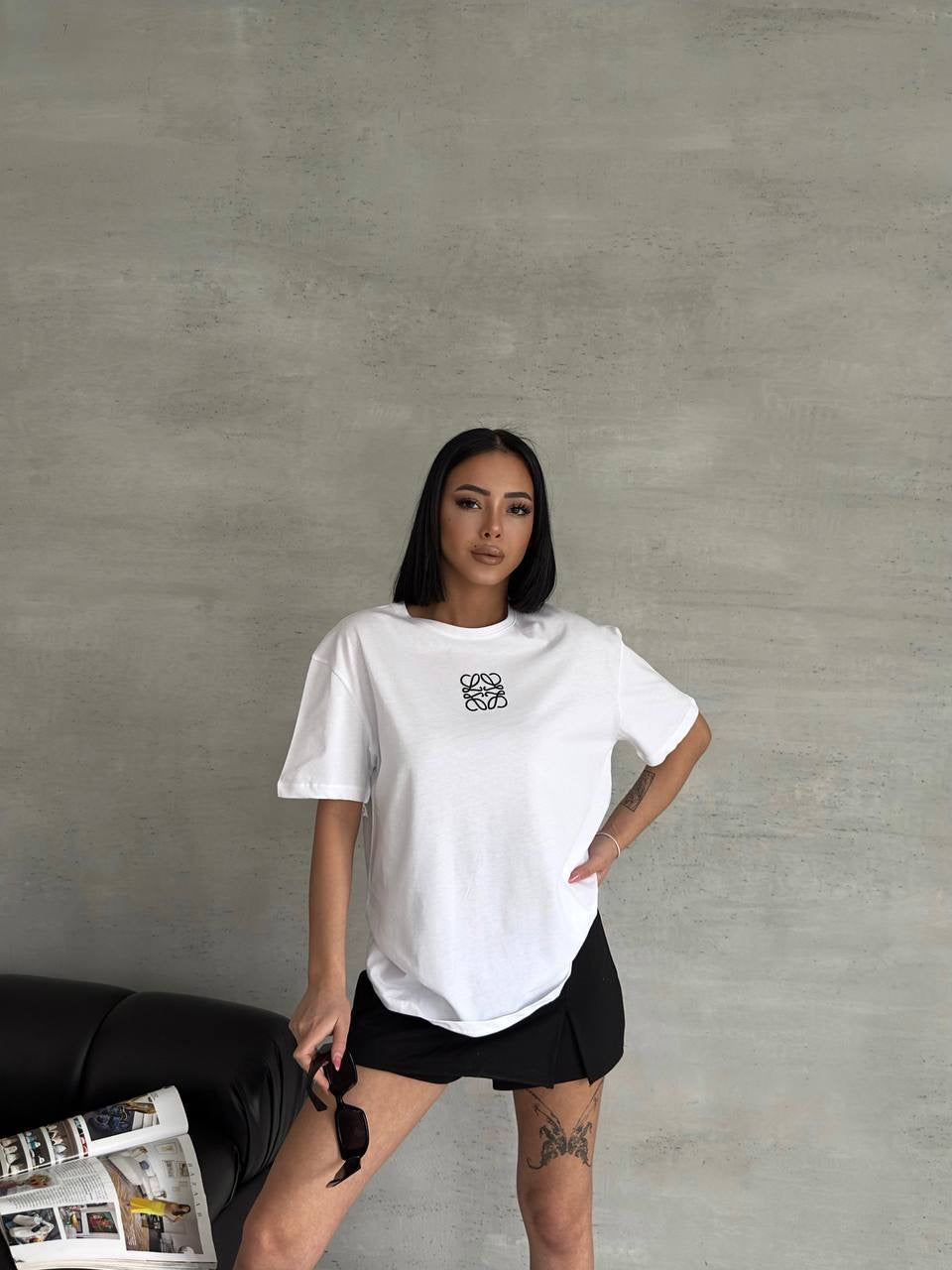 Trendy T-shirt -white