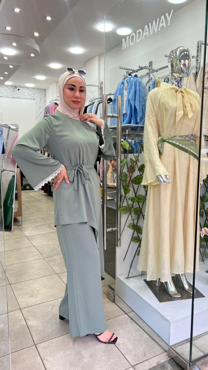 Lace Pastel Mint Set