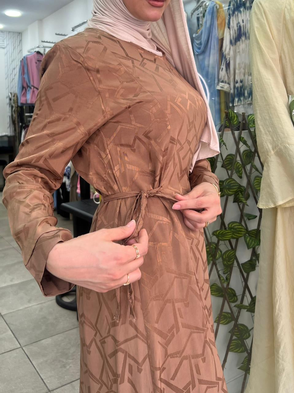Mocha Elegant Dress