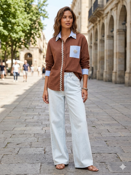Brown Diamond Shirt