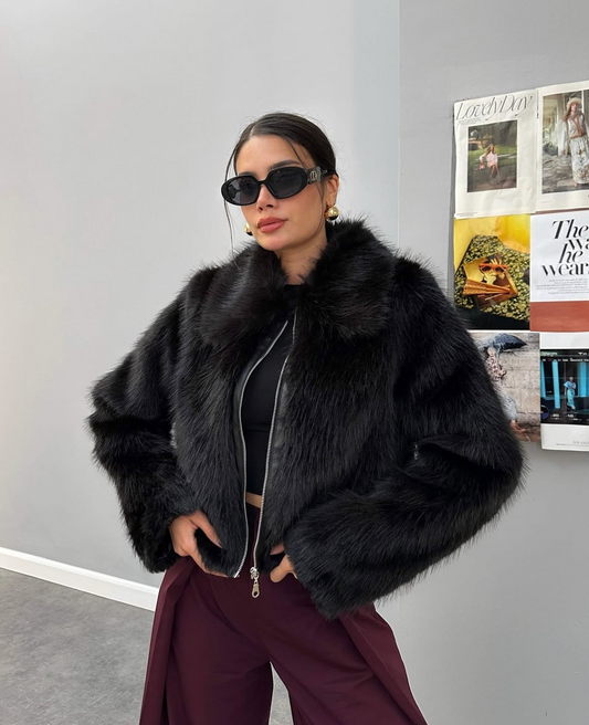 Black Fur Jacket