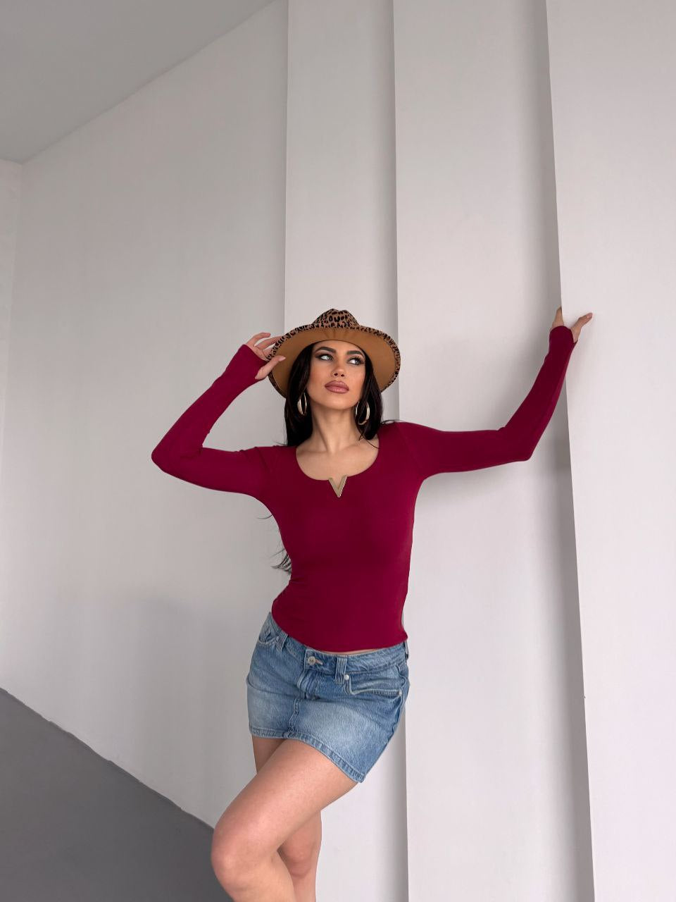 Burgundy Top