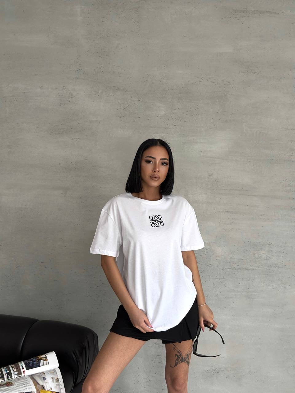 Trendy T-shirt -white